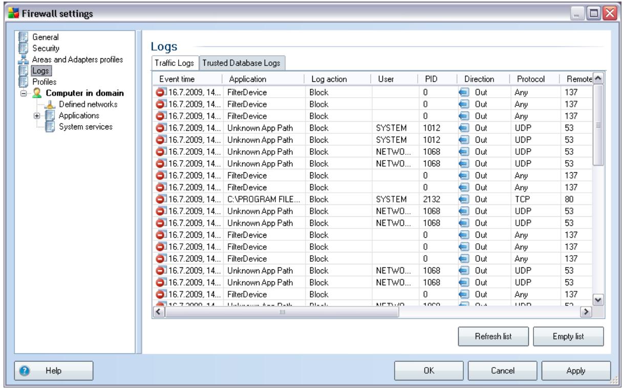 AVG INTERNET SECURITY 9.0 - Logs - 1