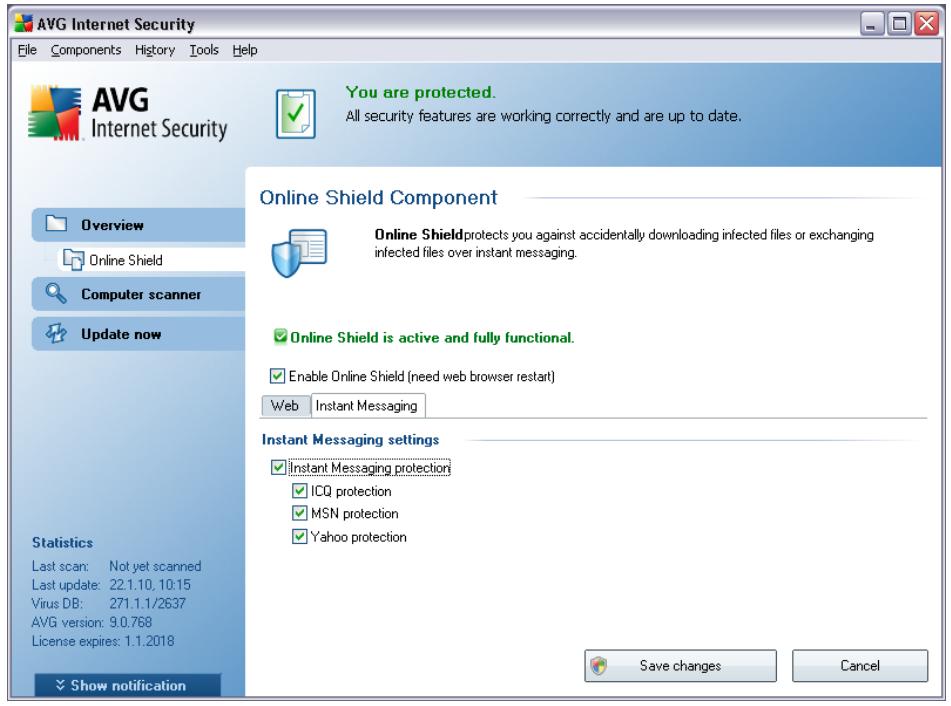 AVG INTERNET SECURITY 9.0 - Basic component configuration - 2