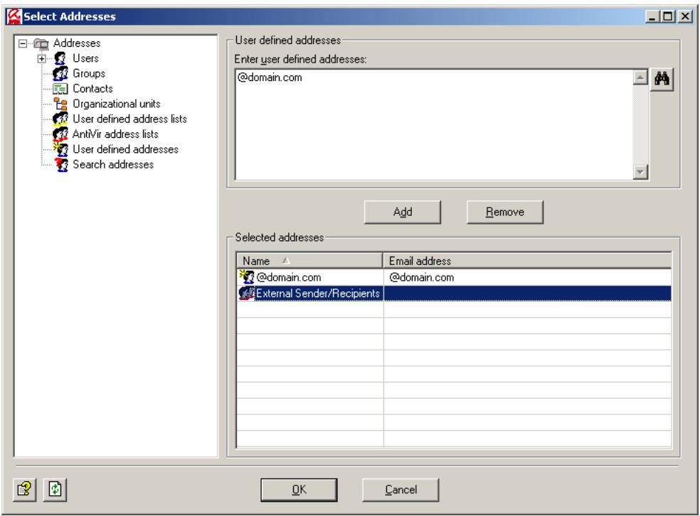 AVIRA ANTIVIR EXCHANGE - Example job for blocking file attachments - 3