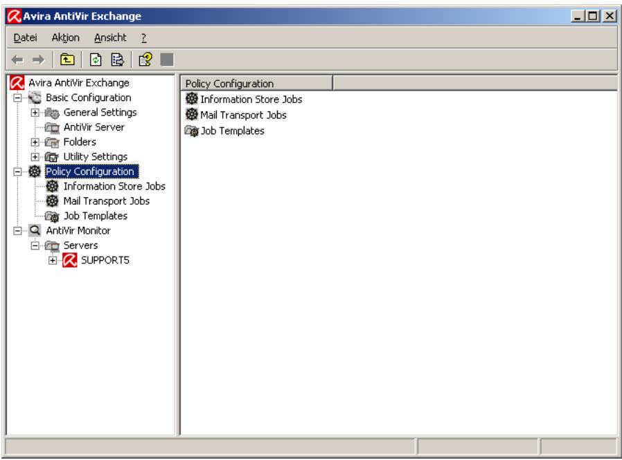 AVIRA ANTIVIR EXCHANGE - Configuration in the AntiVir Exchange Management Console - 1