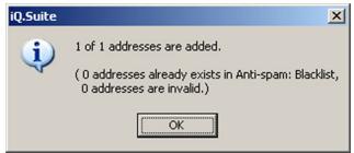 AVIRA ANTIVIR EXCHANGE - Example of a Quarantined Message - 7