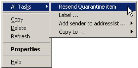 AVIRA ANTIVIR EXCHANGE - Quarantines - 1