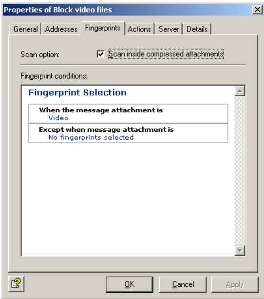 AVIRA ANTIVIR EXCHANGE - Selecting Fingerprints - 1