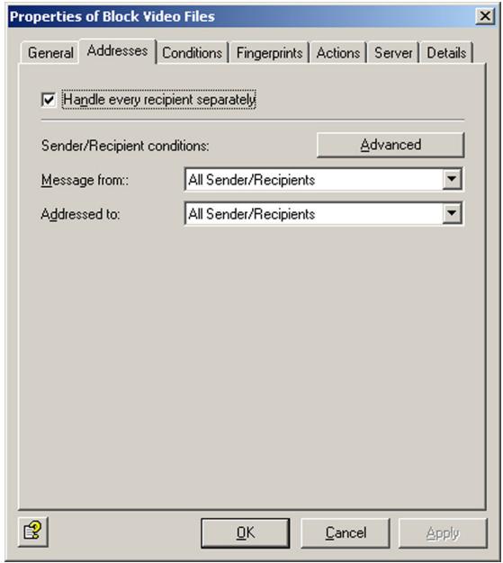 AVIRA ANTIVIR EXCHANGE - Using and Handling Addresses Within a Job - 1