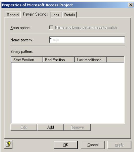 AVIRA ANTIVIR EXCHANGE - Creating Fingerprints with Name Patterns - 2