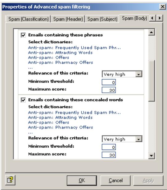 AVIRA ANTIVIR EXCHANGE - Combined Criteria - Example - 1
