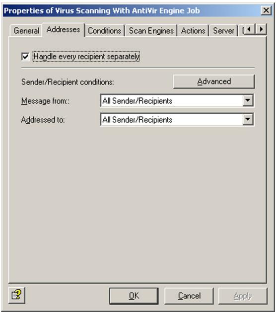 AVIRA ANTIVIR EXCHANGE - Example: scanning for viruses - 1