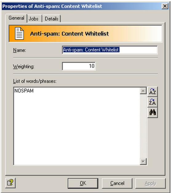 AVIRA ANTIVIR EXCHANGE - Write spam value in mail header field - 6