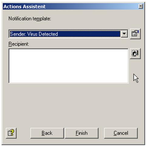 AVIRA ANTIVIR EXCHANGE - Defining Actions - 7