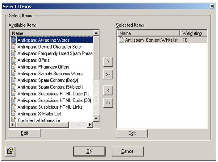 AVIRA ANTIVIR EXCHANGE - Write spam value in mail header field - 5