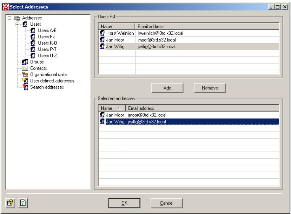 AVIRA ANTIVIR EXCHANGE - Creating, Editing and Deleting Custom Address Lists - 1