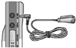 VIETA VPD-1128 - Recording by connecting to external microphone (Microphone - optional) - 1