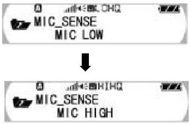 VIETA VPD-1128 - Setting the Microphone sensitivity - 1