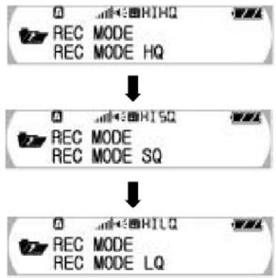 VIETA VPD-1128 - Setting the REC mode - 1