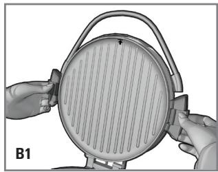 GEORGE FOREMAN GRP106BPP - ATTACH GRILL PLATES - 1