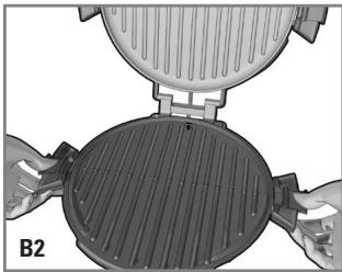 GEORGE FOREMAN GRP106BPP - Fixation des plaques du GRIL - 2