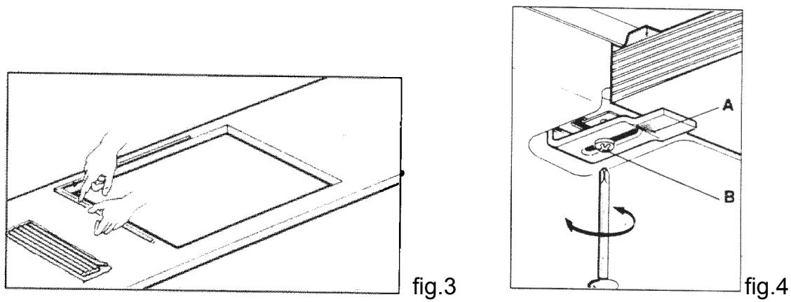 BERTAZZONI P34 5 00 X - Attaching the hotplate - 1