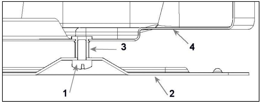 BERTAZZONI P34 5 00 X - Instructions for assembly of load bearing bottom protection - 2