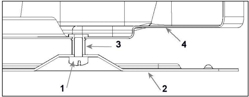BERTAZZONI P34 5 00 X - Instructions de montage de la protection du fond portant - 2