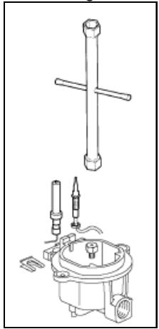 BERTAZZONI X365GGVX - - CHANGING THE NOZZLES FOR USE WITH OTHER TYPES OF GAS: - 1