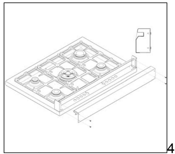 BERTAZZONI X365GGVX - BACKGUARD INSTALLATION INSTRUCTION - 4