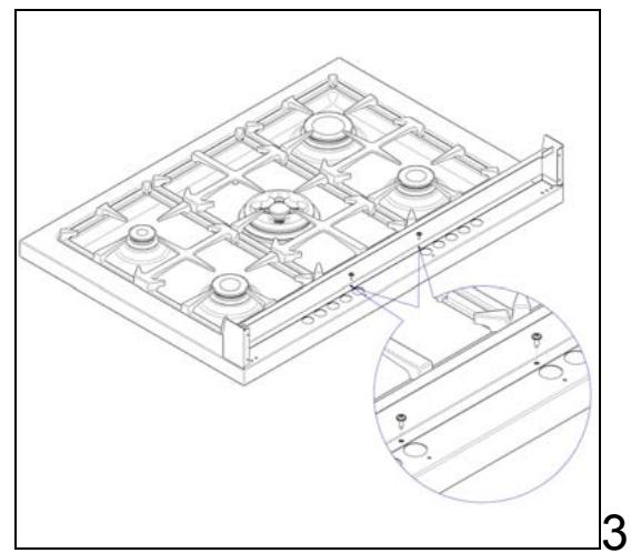 BERTAZZONI X365GGVX - BACKGUARD INSTALLATION INSTRUCTION - 3