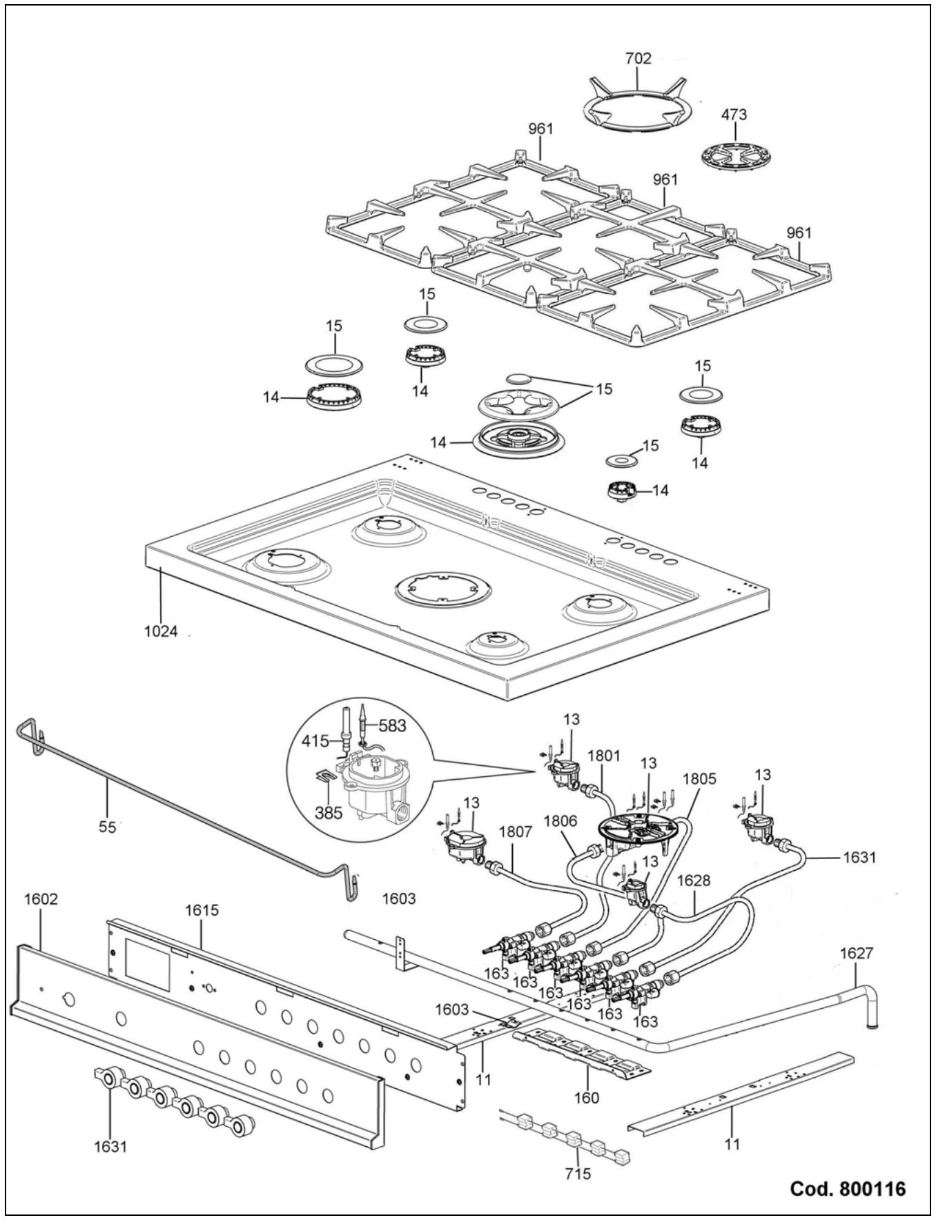 BERTAZZONI X365GGVX - BERTAZZONI SPA - 2