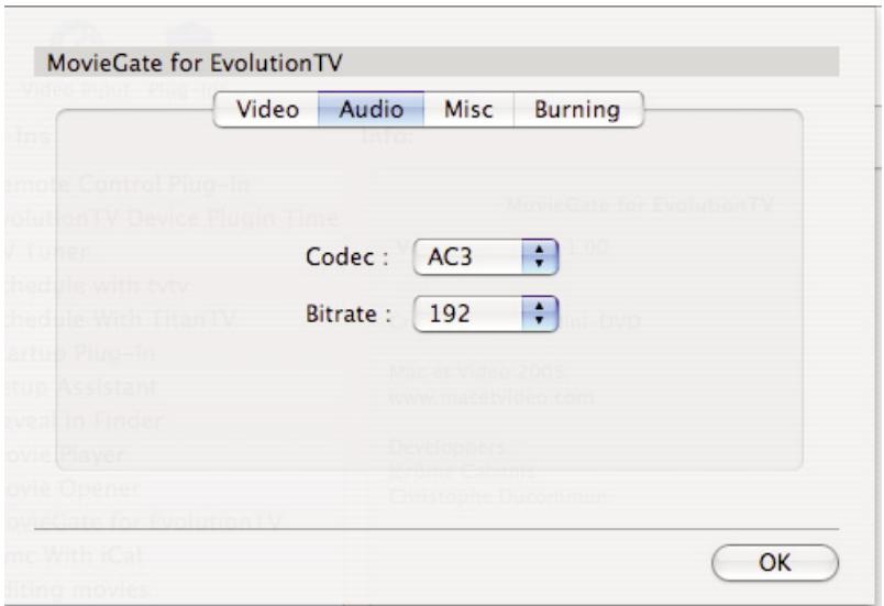MIGLIA TV - The Audio tab - 1