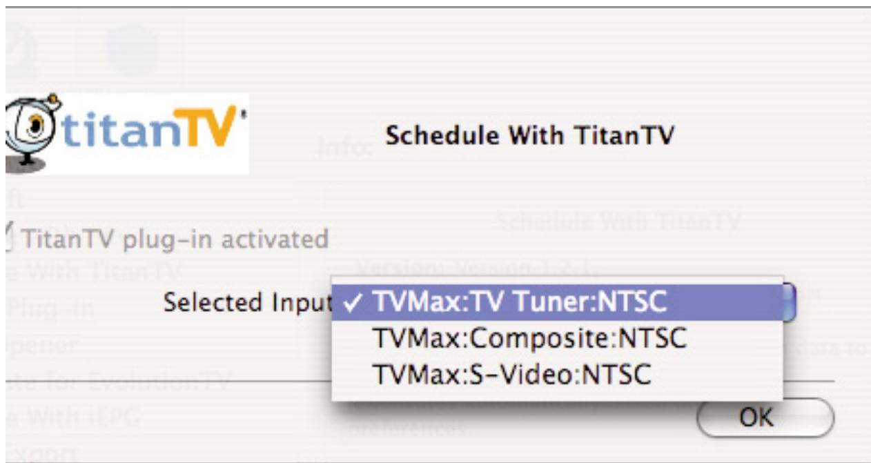 MIGLIA TV - User Options: - 1