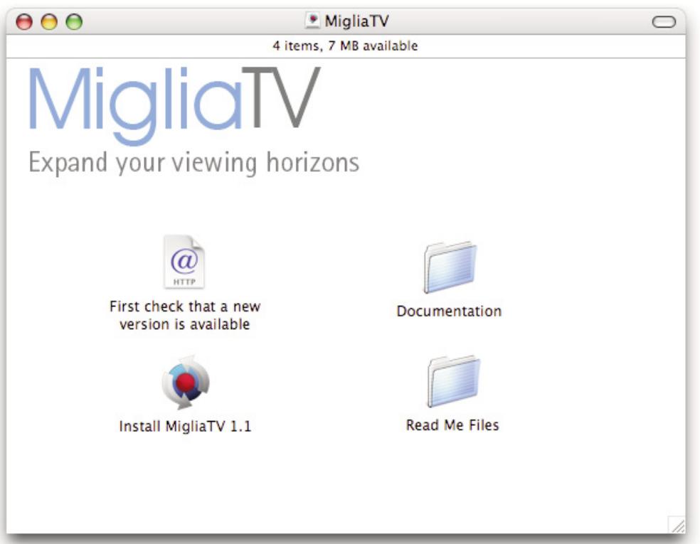 MIGLIA TV - Software Installation - 1