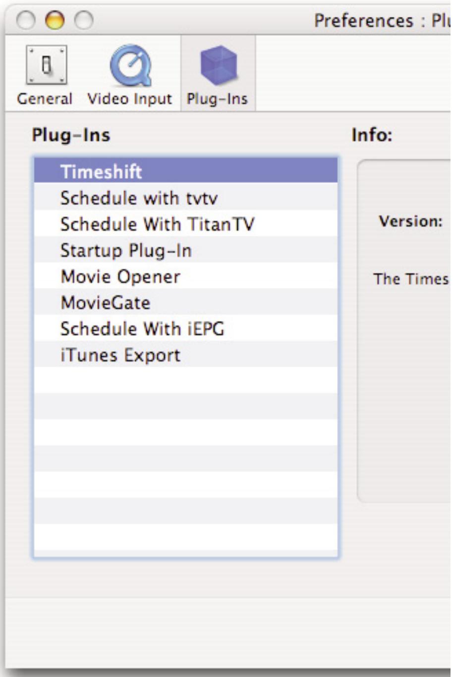 MIGLIA TV - The Plugins Menu - 1
