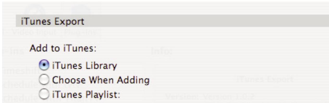 MIGLIA TV - User Options: - 1