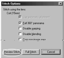 MINOX DC-1311 - Step 3: Preview the Stitch - 1