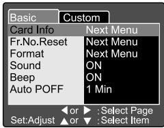 MINOX DC 5211 - Basic Setting - 1