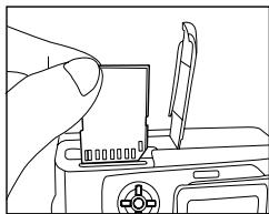 MINOX DC 5211 - Inserting an SD Memory Card(Optional) - 1