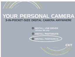 MINOX DC 5211 - To install PhotoVista: - 1