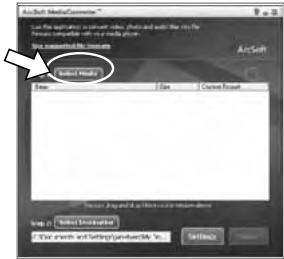 MINOX DC 7411 - Things You Can Do With ArcSoft Media Coverter To convert the photo or video files - 1