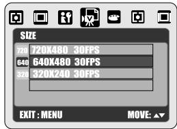 MINOX DC 7411 - Video Size (Default:640x480 30FPS) - 1
