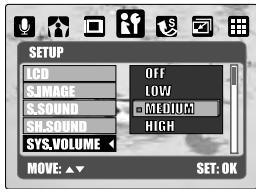 MINOX DC 7411 - Setting System Sound (Default: MEDIUM) - 1