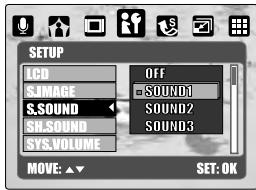 MINOX DC 7411 - Setting Start-Up Sound (Default: SOUND1) - 1