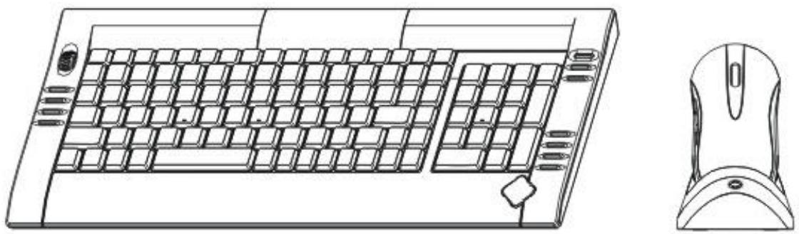 SPYKER ENSEMBLE SANS FIL CLAVIER MULTIMEDIA AVEC SOURIS OPTIQUE - Présentation de matériel: - 1