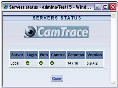 CAMTRACE V3.9.4 - Service startup - 3