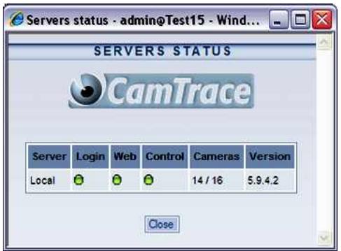 CAMTRACE V4.9.4 - Service startup - 3