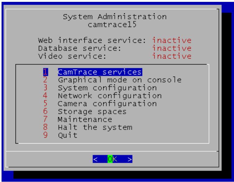 CAMTRACE V5.9.4 - Server TCP/IP installation (with menucam) - 1