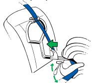 BESAFE IZI COMBI - Rearward-facing in the front seat: installation - 4