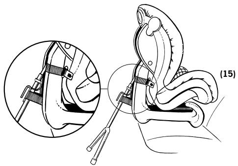 BESAFE IZI COMBI - Rearward-facing in the front seat: installation - 1