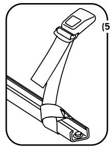 BESAFE IZI COMBI - Second alternative: using the rails of the front seat - 1