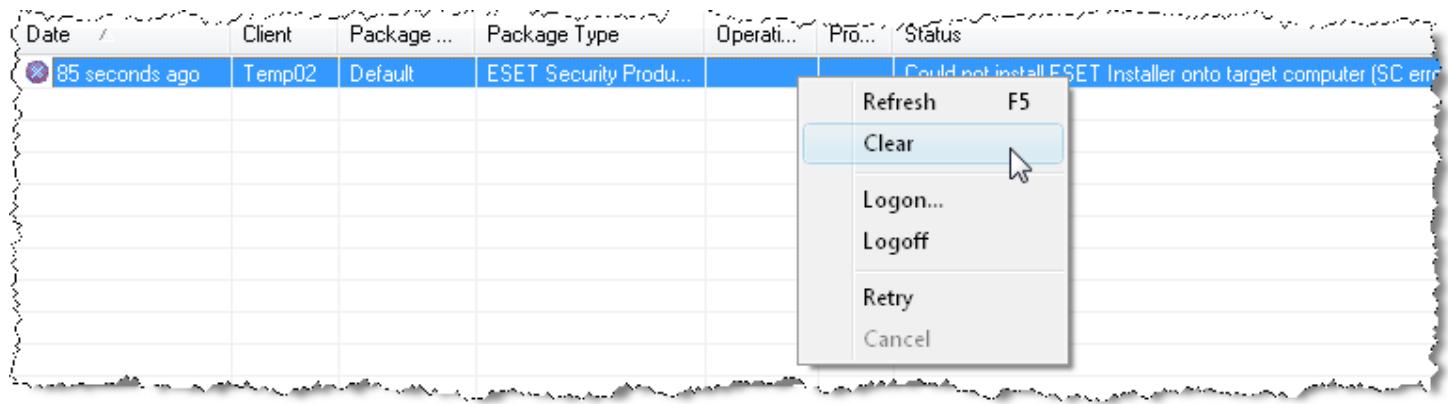 ESET REMOTE ADMINISTRATOR V2 - Avoiding repeated installations - 1