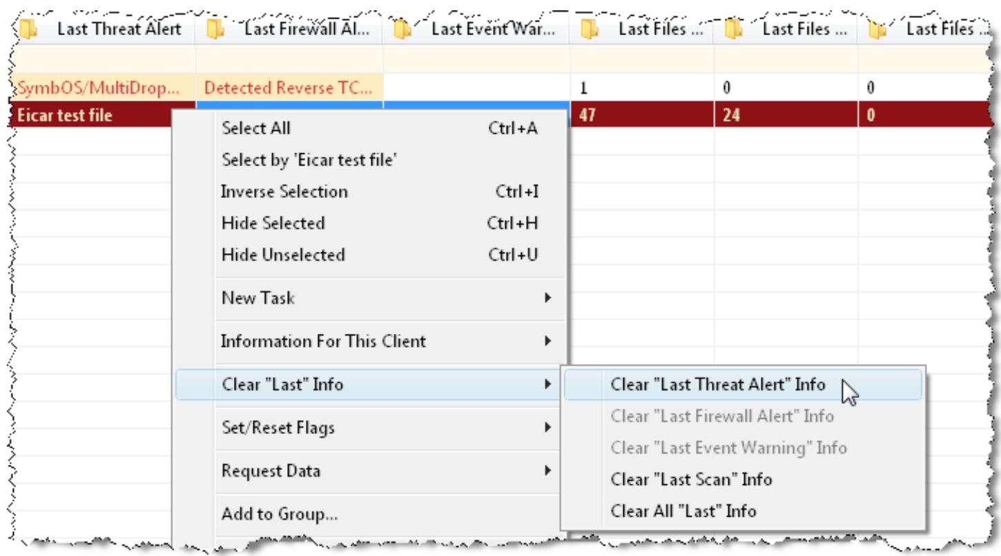 ESET REMOTE ADMINISTRATOR V2 - Clients tab - 1