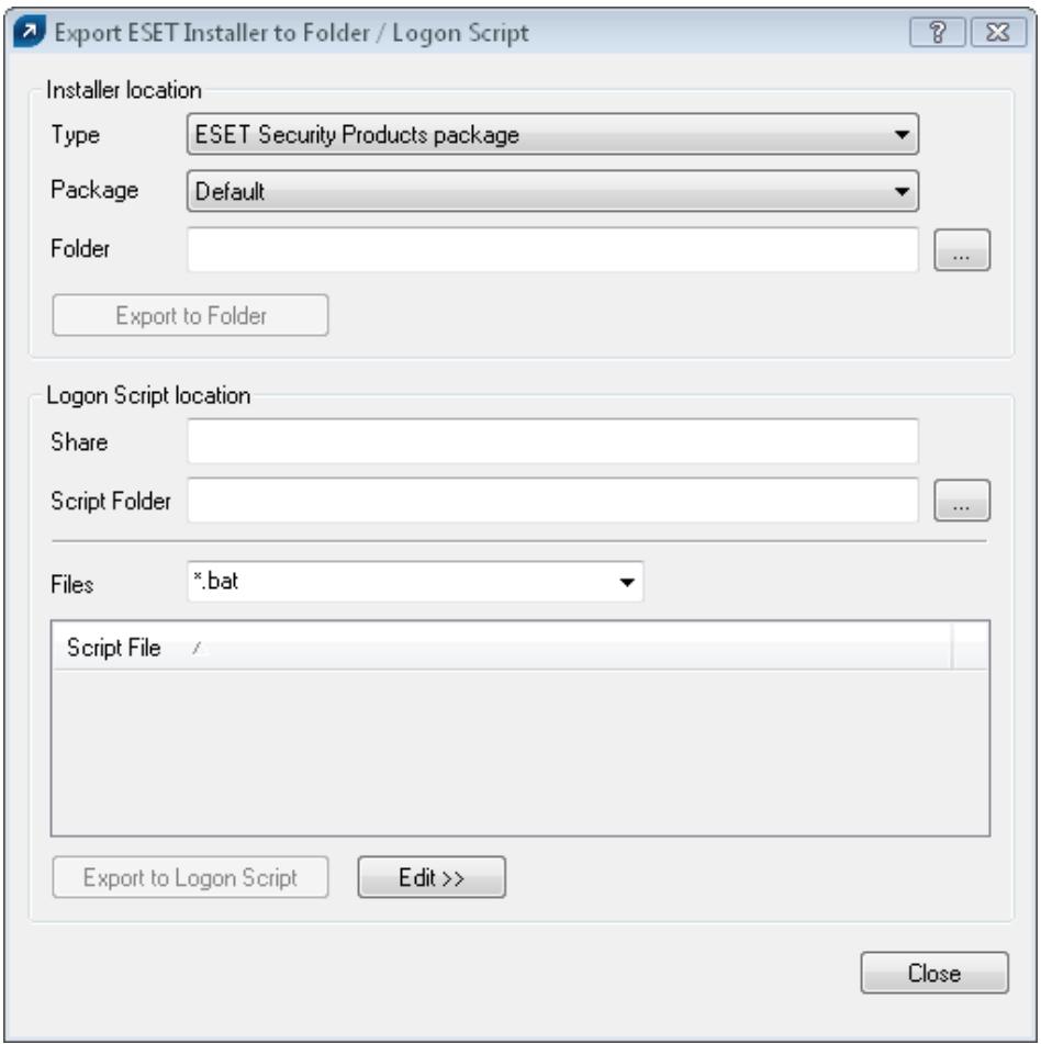 ESET REMOTE ADMINISTRATOR V2 - Logon / email remote install - 1